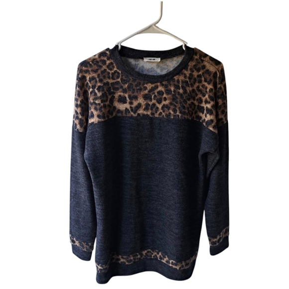 First Love Sweaters - NWOT FIRST LOVE OVERSIZED TOP WILL FIT SMALL TO LARGE.